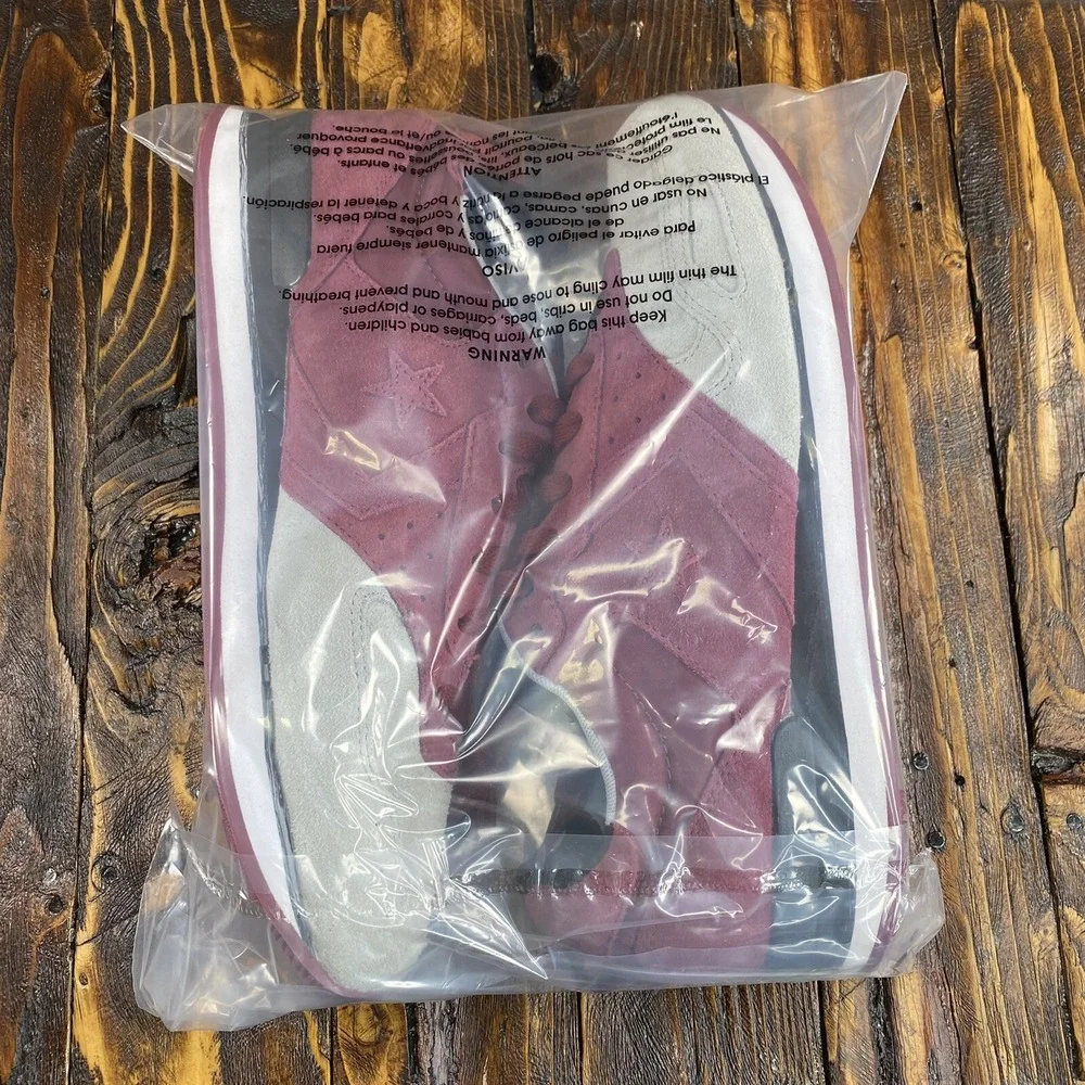 Converse Malden Racer OX‎ Men Sneakers Maroon Grey Suede Shoe 144573C Size 11 - Picture 11 of 11